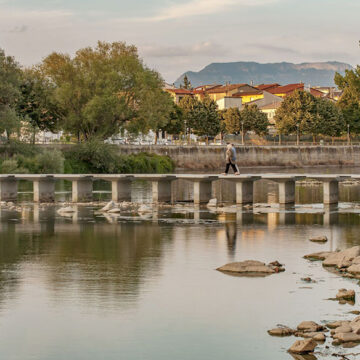 Enhancing Riverbed Connectivity Floodable Bridge Ter in Manlleu River