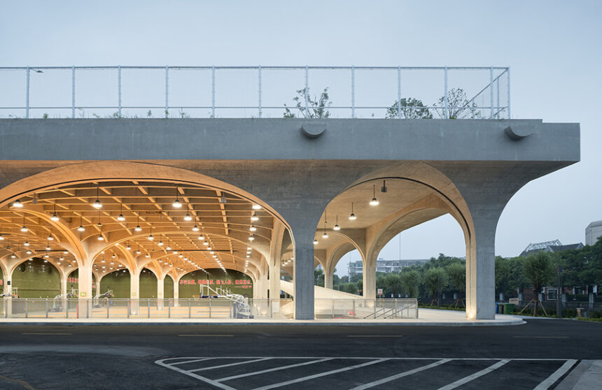 Harmony in Motion: Hexi Indoor Sports Field, Shaoxing University