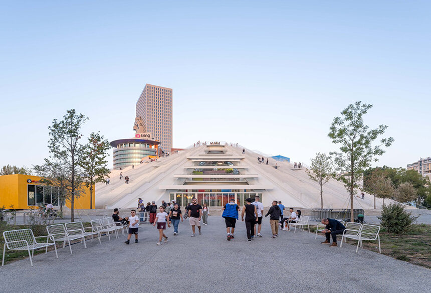 Revitalizing History: Pyramid of Tirana Transformation by MVRDV