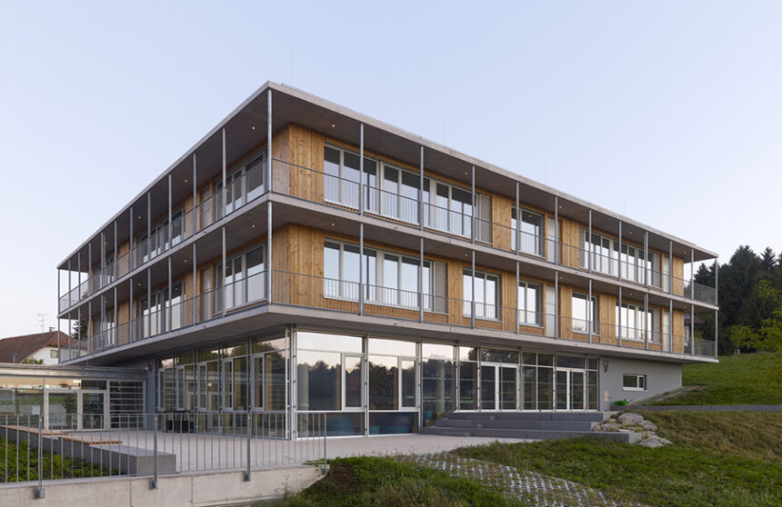 Revitalizing School Landscape: Modern Expansion in Herrischried, Germany