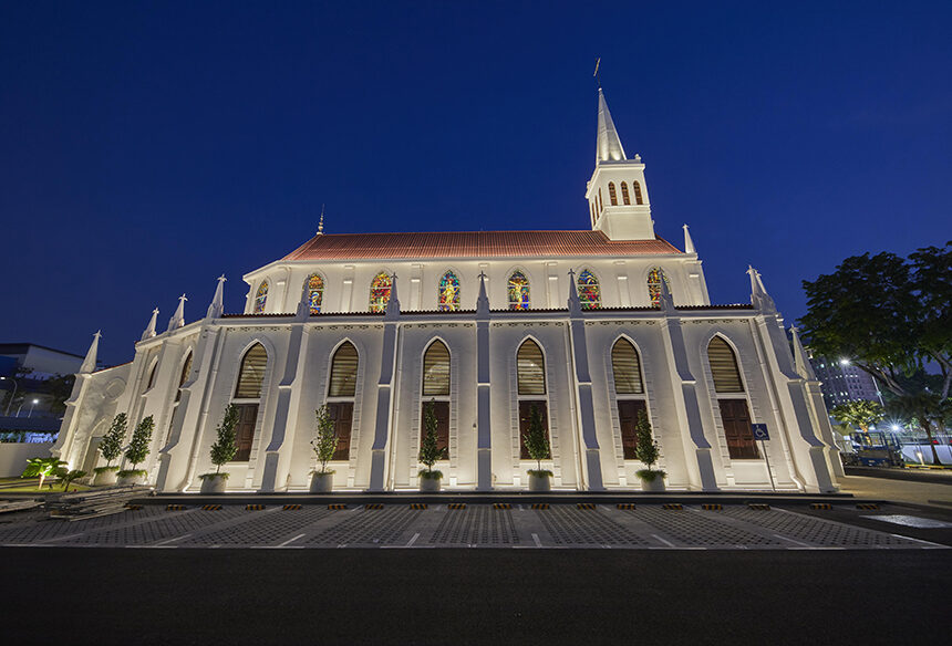 Church Of Our Lady Of Lourdes, Singapore by Light Collab(1) Church Of Our Lady Of Lourdes, Singapore | Light Collab